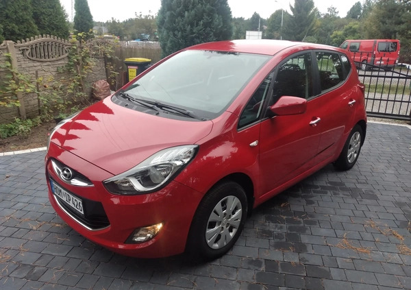 Hyundai ix20 cena 30900 przebieg: 160000, rok produkcji 2014 z Czyżew małe 466